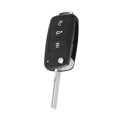 thumbnail image 4 of 3 Button Folding Remote Key Fob Cover Case For Tiguan Golf Sagitar Polo Mk6, 4 of 4