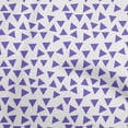 thumbnail image 1 of oneOone Cotton Silk Violet Fabric Geometric Triangle Sewing Material Print Fabric by The Yard 42 Inch Wide, 1 of 4