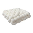 thumbnail image 2 of Cojín de nudo para suelo, regalo para sofá, hogar, sofá, hecho a mano, dormitorio, suave, decorativo Blanco, 2 of 9
