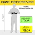 thumbnail image 5 of Vixen Horns Train Horn Kit for Trucks/Car/Semi. Complete Onboard System- 150psi Air Compressor, 1 Gallon Tank, 3 Trumpets. Super Loud dB. Fits Vehicles like Pickup/Jeep/RV/SUV 12v VXO8210/3114B, 5 of 6