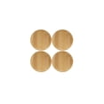 thumbnail image 2 of Wine Glass Topper Snack Trays Set of 4 – Wooden Charcuterie Boards for Wine Glasses, Appetizers and Tapas Serving for Parties and Wine Tasting, 2 of 4