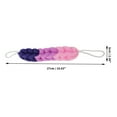 thumbnail image 2 of Unique Bargains Long Stretch Back Sponge for Shower 10.63"x2.36"x1.97" 1 Pc Purple, 2 of 3