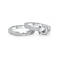 thumbnail image 3 of 1/2ct Princess Cut Diamond Engagement Ring Setting 14K, 3 of 4