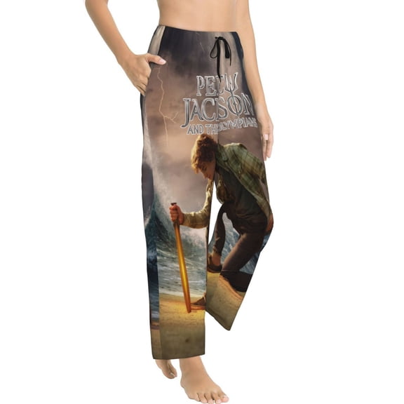 Womens Percy Jack-so Pajama Pants Soft Lightweight Pajama Pants Cartoon Pajama Bottoms