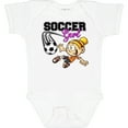 thumbnail image 3 of Inktastic Soccer Girl Girls Baby Bodysuit, 3 of 5