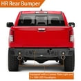thumbnail image 3 of Hooke Road Steel Rear Back Bumper Black Fit 2019-2023 Dodge Ram 1500 ( Excluding 1500 Classic）, 3 of 13