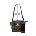 thumbnail image 4 of Lsque Lotus Leaf Starry Sky Guinea Pig Pattern Leather Rivet Shoulder Bag – Elegant Genuine Leather & Microfiber PU Crossbody with Detachable Adjustable Strap, 4 of 5