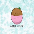 thumbnail image 4 of Inktastic Little Spud Pink Boys or Girls Baby Bodysuit, 4 of 5