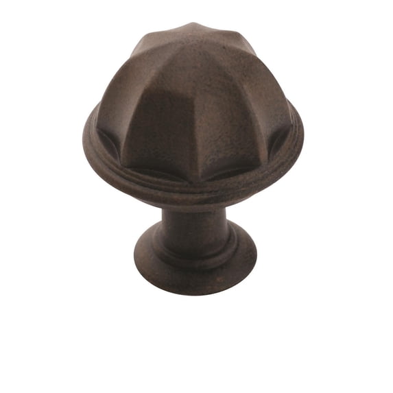 Amerock BP53035ART-XCP20 Antique Rust Eydon Transitional Round Cabinet Knob 1" Diameter For Kitchen And Cabinet Hardware Antique Rust - pack of 20