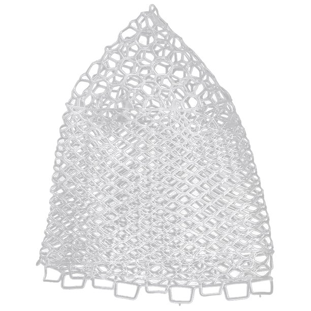 Dip Net Head Red de pesca con mosca portátil Accesorios de pesca al aire libre (blanco 55 CM)