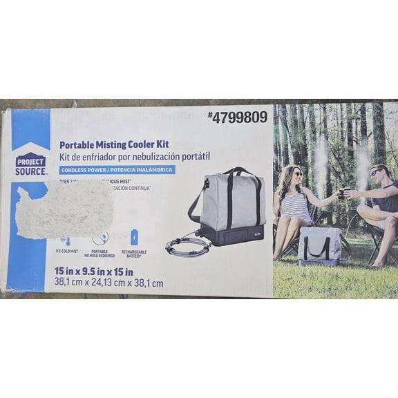 New Sealed Project Source Portable Misting Cooler Kit #4799809