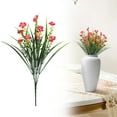 thumbnail image 2 of Ongmies Uv Resistant Artificial Outdoor Flowers, Bundles Artificial Oncidium Flowers Plants Outdoor Artificial Plastic Plants for Outside Hanging Planter Garden Home Wedding Farmhouse Decor, 2 of 4