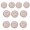 L-White, variant on 10PCS Round Sewing Button with Hole Heart Button Sewing Craft Button for Sewing Craft Coat Cardigans Jeans Sweater