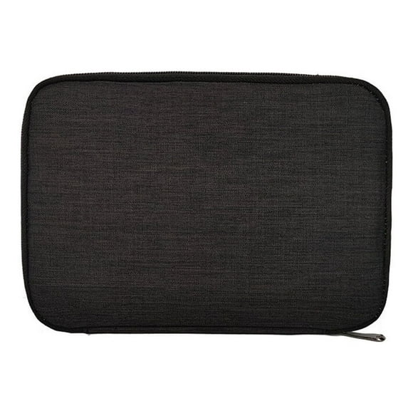 Watch Strap Storage Bag Carrying Waterproof Band Case Compartments Cables Holder Watchband Organizer Oxford Cloth Travel Jewelry Carrier Black