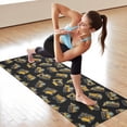 thumbnail image 6 of Cartoon Construction Vehicles Yellow Black Pattern Hot Yoga Mat Towel Non Slip for Hot Yoga - Quick-Drying Yoga Mat Cover with 4 Corner Pockets with Travel Bag - Hot Yoga Towel Non Slip 74"x26", 6 of 6