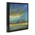 thumbnail image 3 of Stupell Industries Curved Sunlit Clouds Black Framed Floater Canvas Wall Art design by Sheila Finch, 18 x 18, 3 of 9