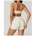 thumbnail image 2 of Conjuntos de entrenamiento for mujer, 2 piezas, sujetador deportivo, camiseta sin mangas, polainas de cintura alta, gimnasio, yoga, ropa activa, camiseta de entrenamiento for mujer, 2 of 7