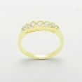 thumbnail image 2 of LBG British Made 18k Yellow Gold Natural Diamond Womens Eternity Ring - 33 size options - Size 10.75, 2 of 7