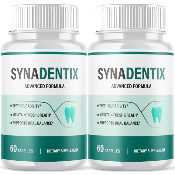SynaDentix Advanced Dental Probiotic Formula for Healthy Teeth and Gums All Natural Syna Dentix 120 Capsules
