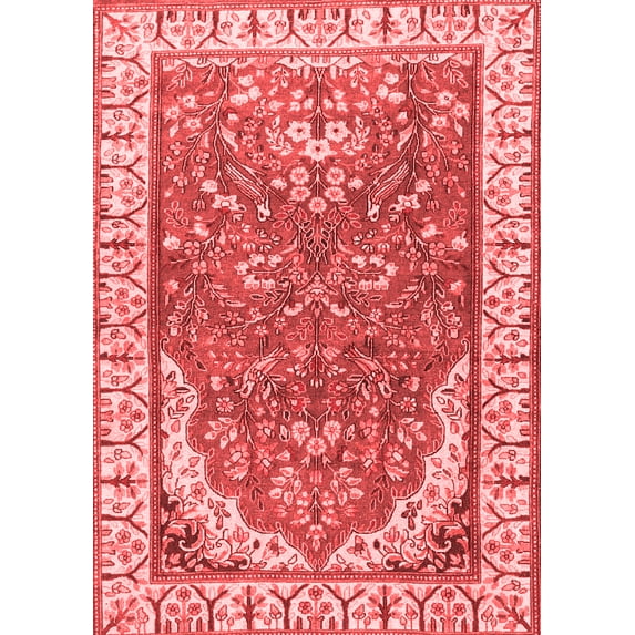 Ahgly Company Indoor Rectangle Animal Red Traditional Area Rugs, 3' x 5'