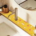 thumbnail image 2 of Yayeee Faucet Mat for Kitchen Sink 14.7" Diatomite Long Splash Guard Pad, White Stars, 2 of 7