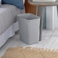 thumbnail image 5 of Sterilite 12.9L Weave Wastebasket-Grey, 5 of 5