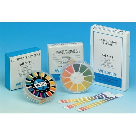 GE Healthcare Bio-Sciences GBS 2600-202A 7 mm x 5 m pH Indicator & Test Papers - White Cotton