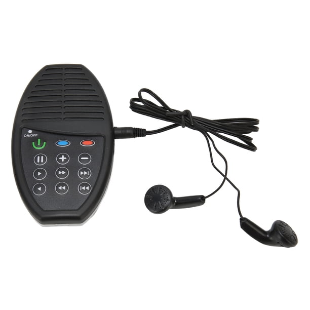 Reproductor de Biblia Electrónico Reproductor de Biblia de Parlante con Luz Indicadora Compatible con Carga Solar Lector de Biblia de 350 MAh para Personas Mayores Ciegos