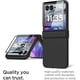 thumbnail image 2 of Funda KEKBOXQ para Motorola Razr 2024, Carcasa para Moto Razr 2024 5G con Protección de Bisagra y Protector de Pantalla Frontal, Bumper Rígido de PC Ajuste Slim Antigolpes para Razr 50 2024, Negro, 2 of 7