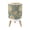 Color 3, variant on Small Trash Can with Lid Wildflowers green wild plants butterfly floral 1.8 Gallon Dog Proof Trash Can Round Garbage Can Waste Bin Wastebasket for Bathroom Bedroom Living Room