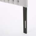 thumbnail image 2 of Jezebel Light Grey Fabric Queen/ Full Headboard, 2 of 4