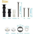 Toilet Seat Replacement Back Nuts Bottom Fixing Bolt 7.5Cm Screw