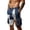 Blue, variant on Athletic Shorts for Men Outdoor Color Patchwork Hiking Fishing Cargo Shorts Casual Workout Jogger Pants with Multi-Pockets