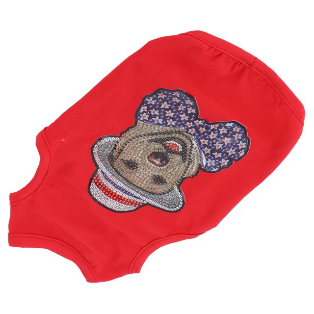 Ropa para mascotas para perros camisa de perro pintada con diamantes de imitación de bricolaje camiseta de cachorro de mascota de moda ropa sudadera para uso de mascotas ANGGREK Otros