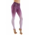 thumbnail image 2 of Sassy Apparel Women's Full Length High Waist Yoga Gym Active Leggings Pants (XXLarge, Berry/Lavender), 2 of 3