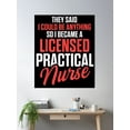 thumbnail image 2 of Lpn Licensed Practical Nurse Said Rn Nursing Poster Wall Art, Modern Wall Decor, 8x12 UNFRAMED, 2 of 3