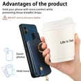 thumbnail image 2 of Nalacover Case for Samsung Galaxy A04E Wallet Case with Card Holder & Zipper Pocket, 360° Rotation Ring Kickstand Premium PU Leather Cover, Shockproof Magnetic Button Flip Stand Phone Case,Blue, 2 of 9