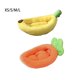 thumbnail image 4 of Billuyoard Cama para mascotas de terciopelo cristalino con forma de zanahoria para un sueño confortable. Suministros para mascotas: cama para Perchas para gatos Naranja l, 4 of 6