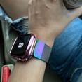 thumbnail image 4 of Correa para apple watch compatible con 42mm / 44mm metálica+ Case completo protector de pantalla Mamá Pulpo Milanese mica completa, 4 of 6