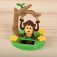 thumbnail image 2 of Columpio mono muñeca solar lindo juguete de baile solar hogar coche ornamento, 2 of 7