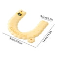 thumbnail image 3 of EVA Toilet Seat Cushion, Soft Waterproof Thick Padded Cushion for U/V/O Toilet Seat, Washable Non-Slip Bathroom Seat Cover, 37 x 35 x 1 cm, Yellow, 3 of 6