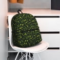 thumbnail image 2 of Horeoi Green Branch Olive Print Casual Backpack for School Work Travel Hiking with Laptop Compartment and Side Pockets Lightweight Design, 2 of 6