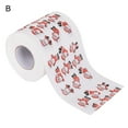 thumbnail image 1 of HEVIRGO Santa Claus Toilet Roll Paper Cute Printed Xmas Tree Bath Roll Paper for Christmas, 1 of 11