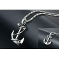 thumbnail image 5 of GKNET Mens Stainless Steel Nautical Surfing Beach Anchor Pendant Necklace Men, 5 of 9