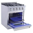 thumbnail image 3 of Thor Kitchen 30 Inch Professional 4 Burner Gas Range Oven, Stainless Steel, 3 of 11