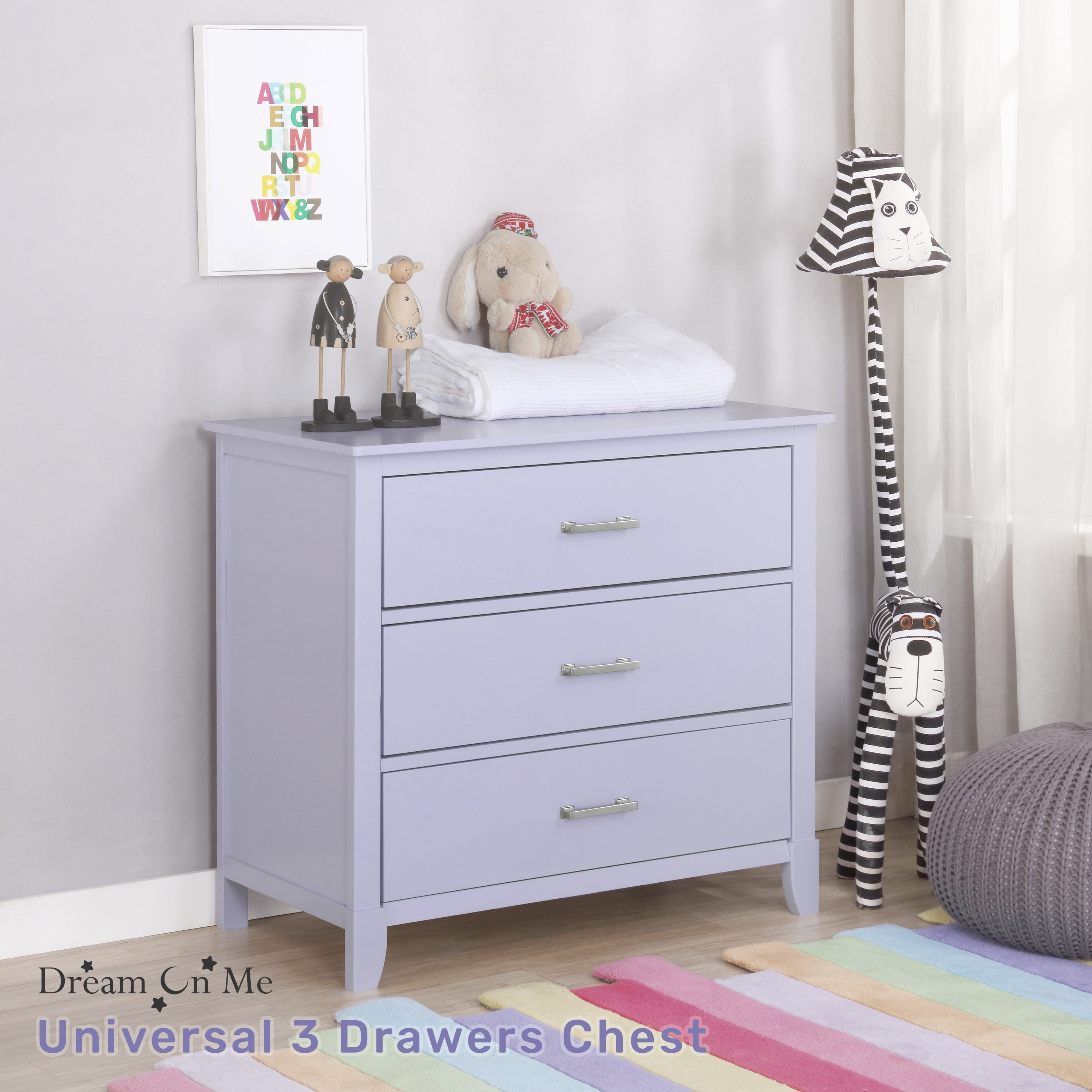 Dream On Me Ollie Dresser, Silver Grey Pearl - Walmart.com