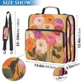 thumbnail image 2 of FORMRS Zipper Binder with Shoulder Strap 2-inch Ring 500 Sheet Capacity File Bag, Abstract Floral, 2 of 5