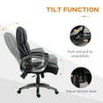 thumbnail image 6 of Vinsetto Big and Tall Executive Office Chair with Vibration Massage, Black, 6 of 9