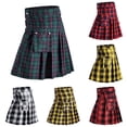 thumbnail image 7 of Ana Scottish Mens Kilt Traditional Highland Dress Skirt Kilts Tartan Plaid Skirt, 7 of 7