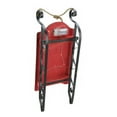 thumbnail image 3 of 22.25" Hanging Wooden and Metal Let It Snow LED Decorative Christmas Sleigh, 3 of 3
